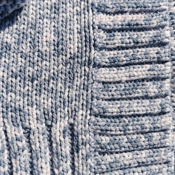 Gap Kids XXL 14 - 16 open cardigan cargi New NWT blue white pinkish tinge - Picture 2 of 15